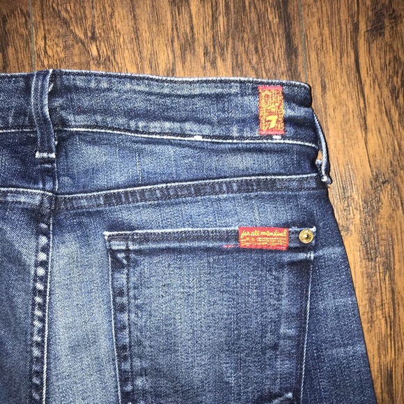 7fam 7 for all mankind jiselle denim jeans - Picture 5 of 7